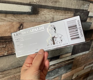 Personalised Concert/Show Ticket