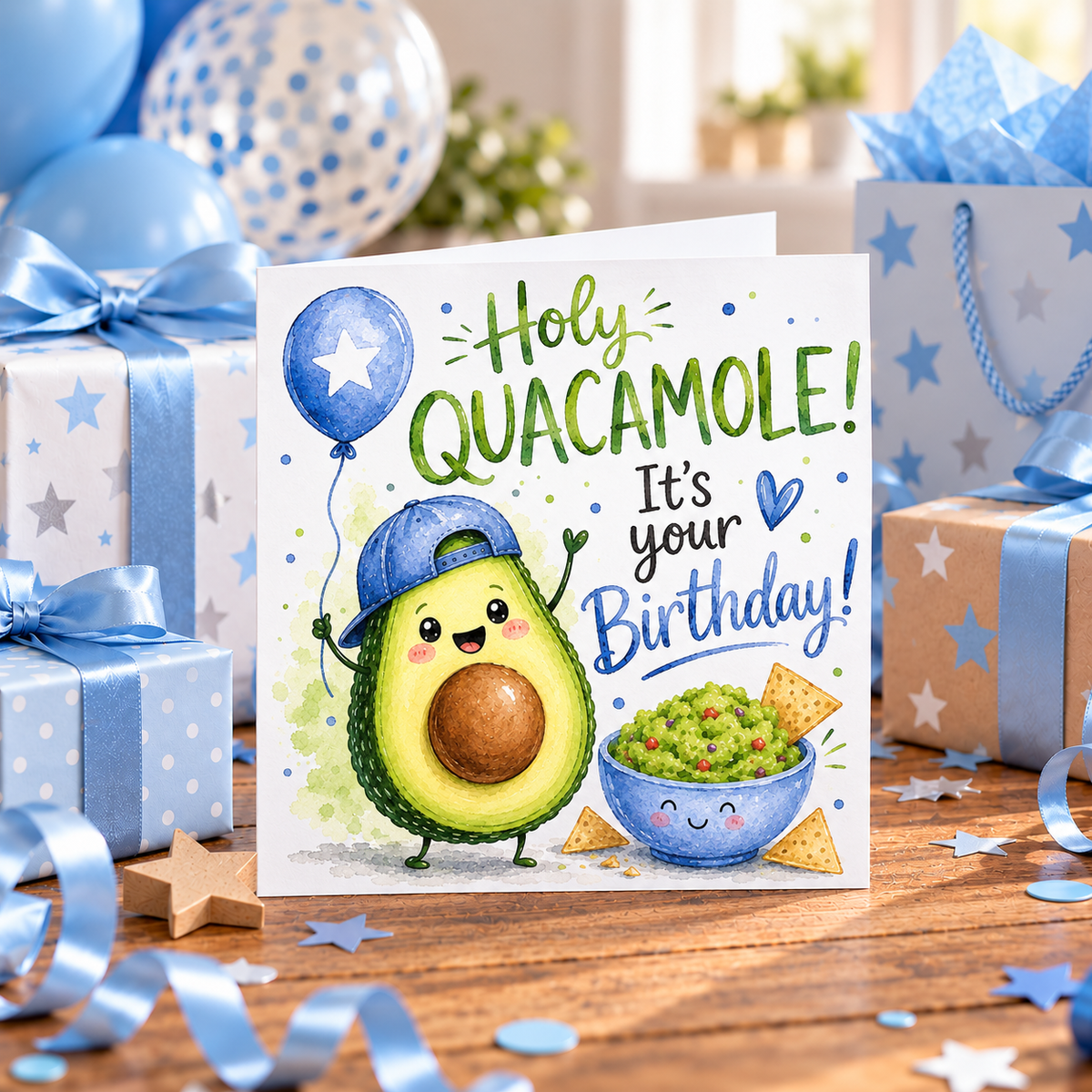 Avocado Boys Birthday Card