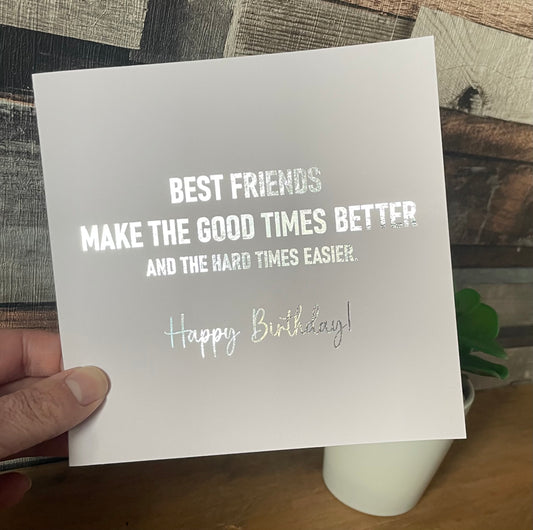Best Friend Birthday Card
