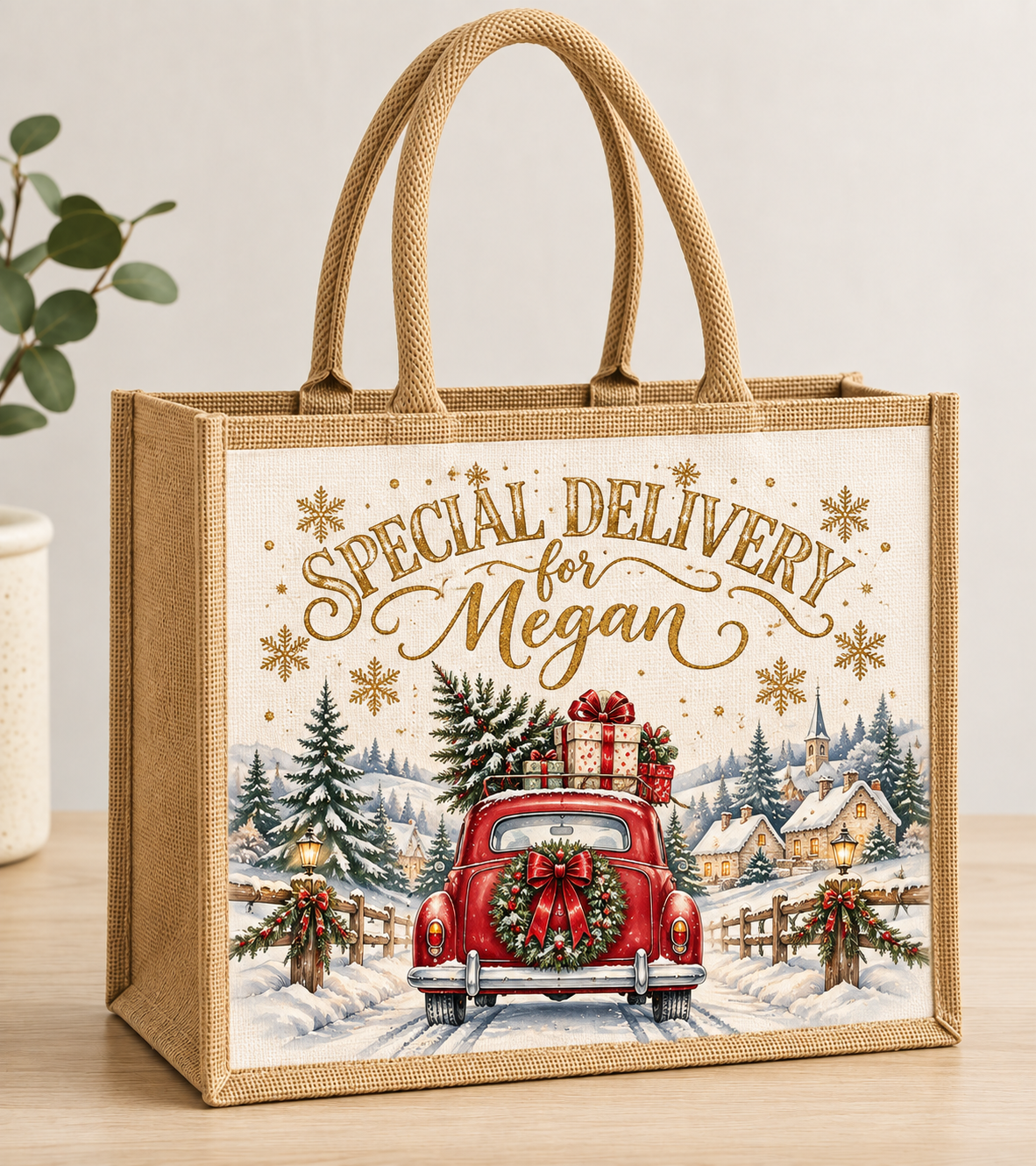 Personalised Adult Christmas Bag