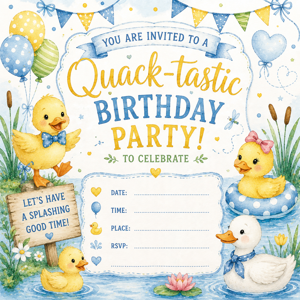 Boys Birthday Party Invitations