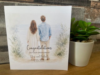 Personalised Engagement Card