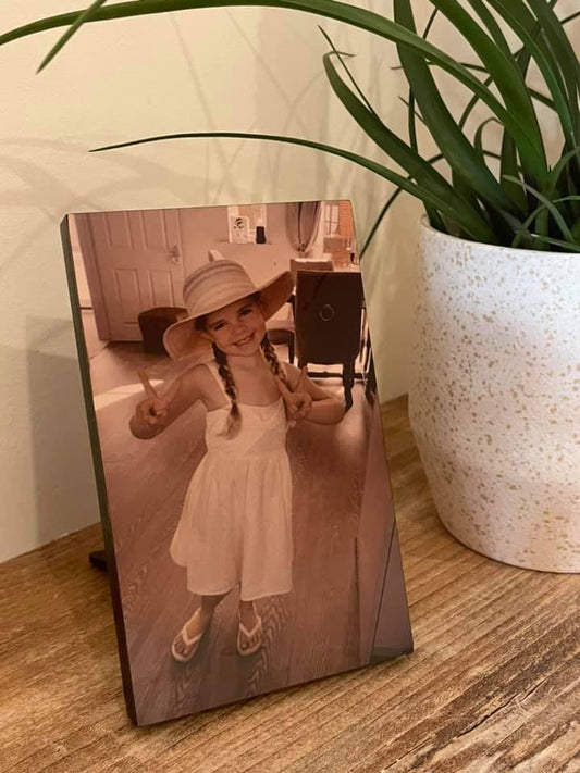 Custom MDF Photo Block 7x12cm