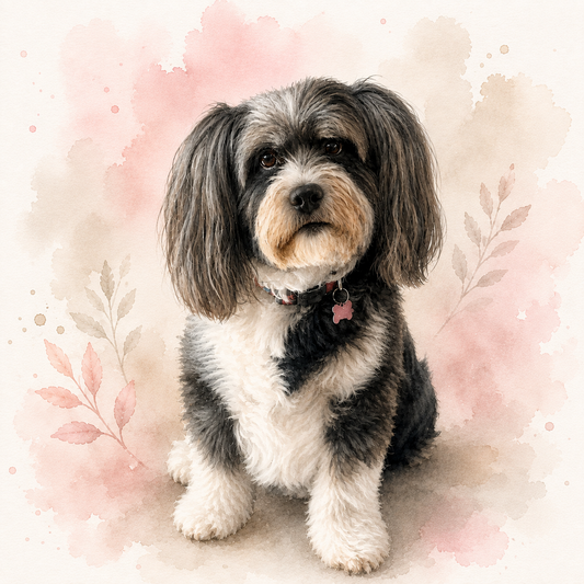 Pet Custom Image Print - Water Colour