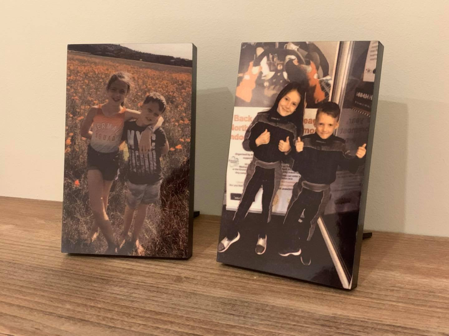 Custom MDF Photo Block 7x12cm