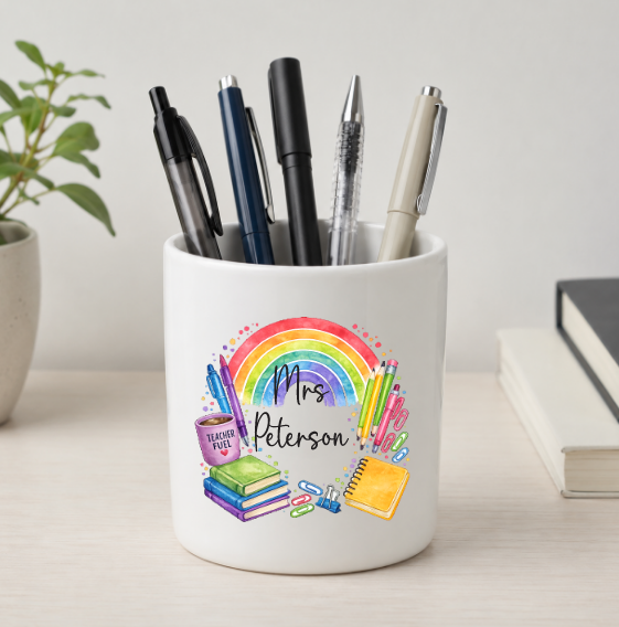 Teacher Ceramic Pen Pot