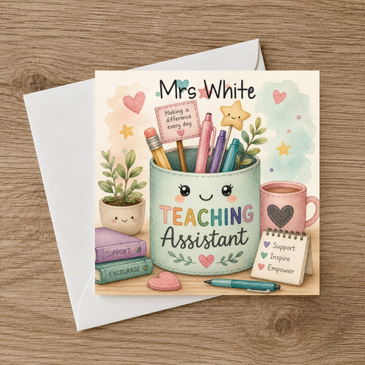 Personalised Teaching Assistant Card