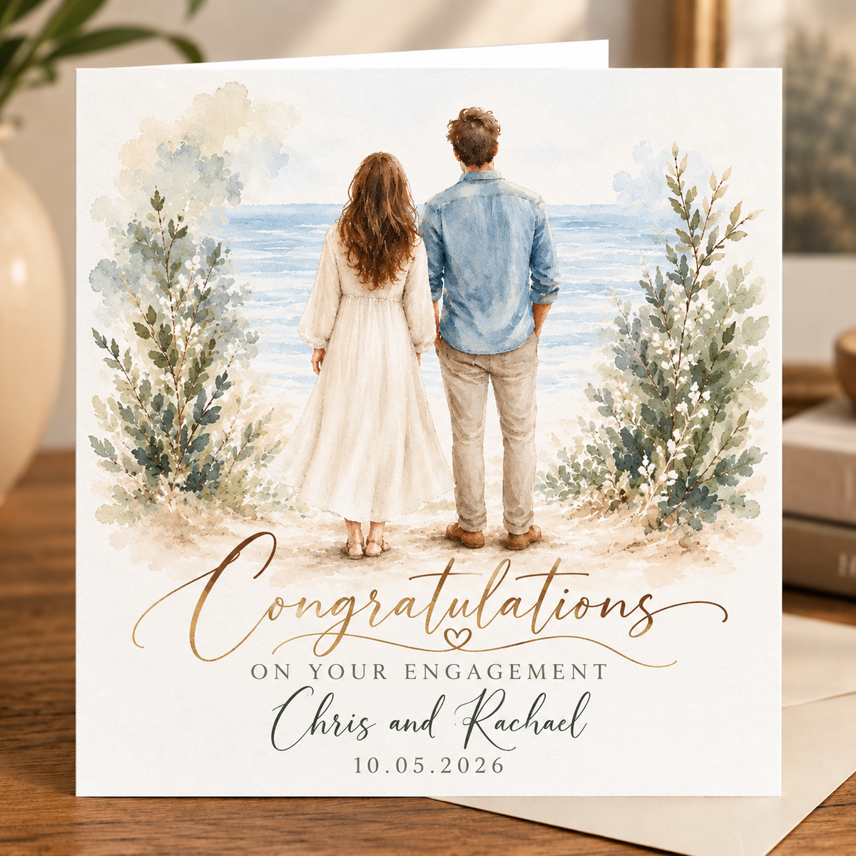 Personalised Engagement Card