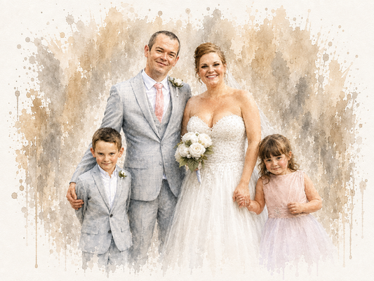 Special Occasion - Custom Image Print - Watercolour