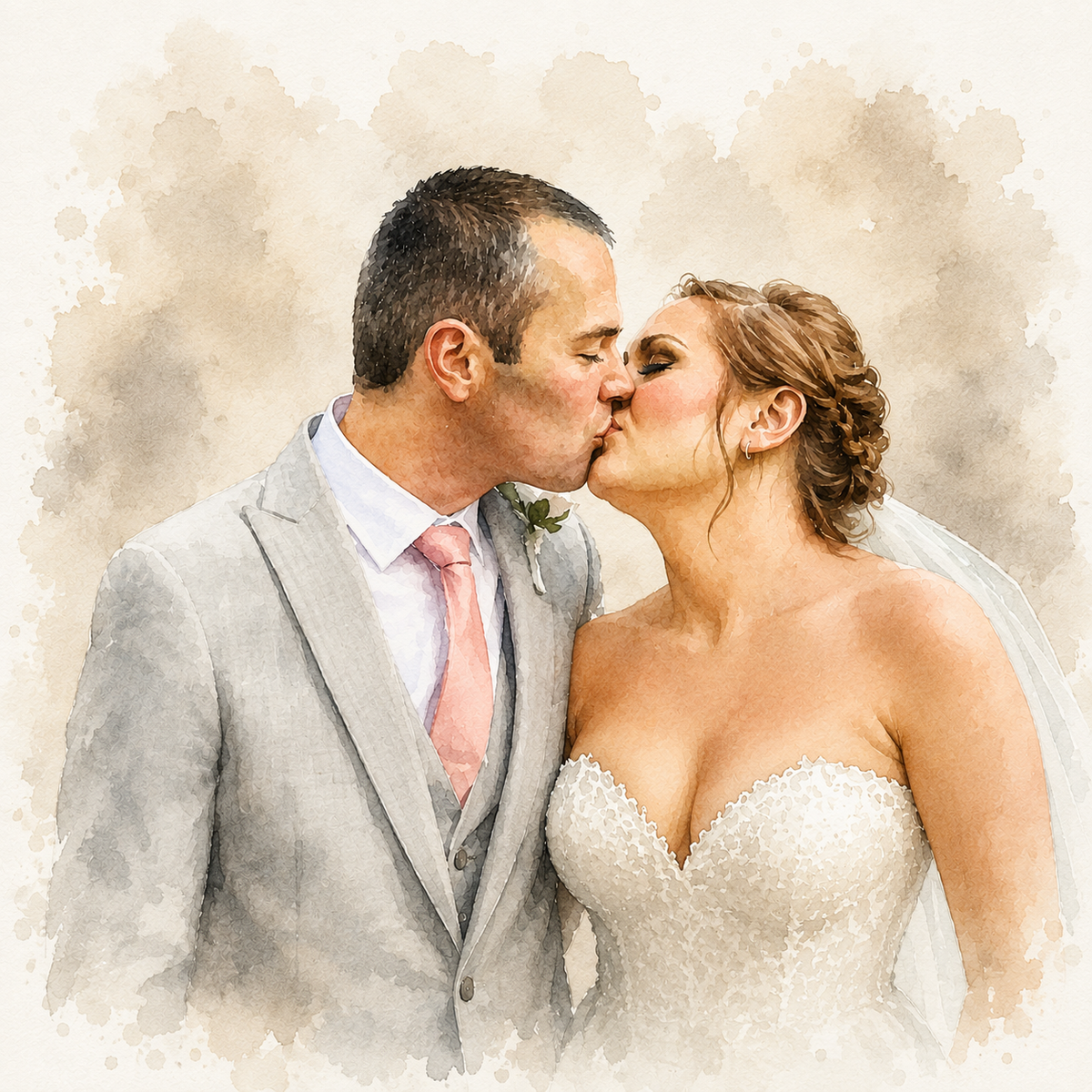 Special Occasion - Custom Image Print - Watercolour